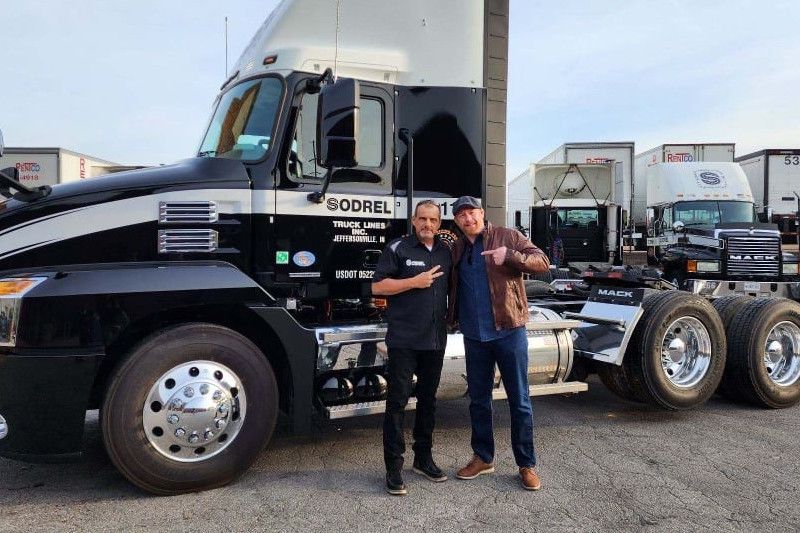 Sodrel Truck with Driver